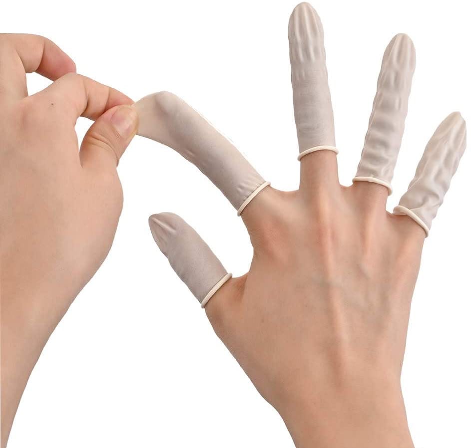 1803 Latex Finger Gloves Pk100 Always Nail & Beauty Supply