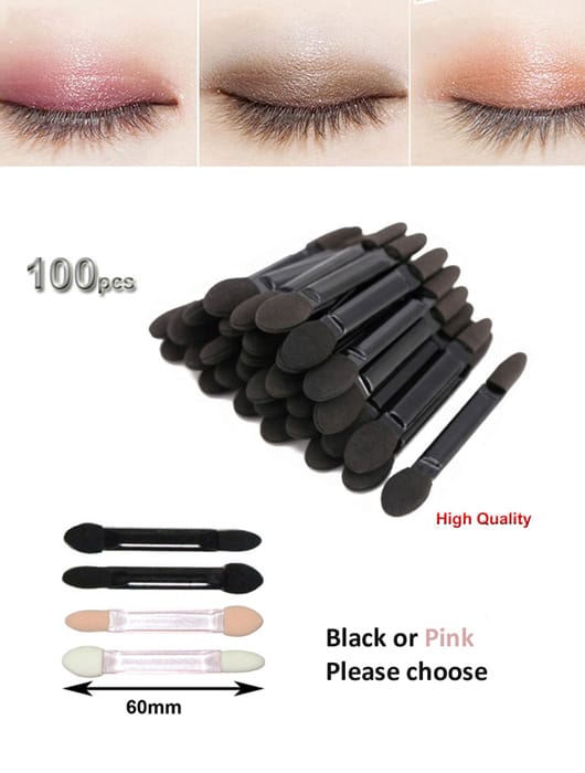 1831 100Pk Eyeshadow Applicators Double Tip Always Nail & Beauty Supply