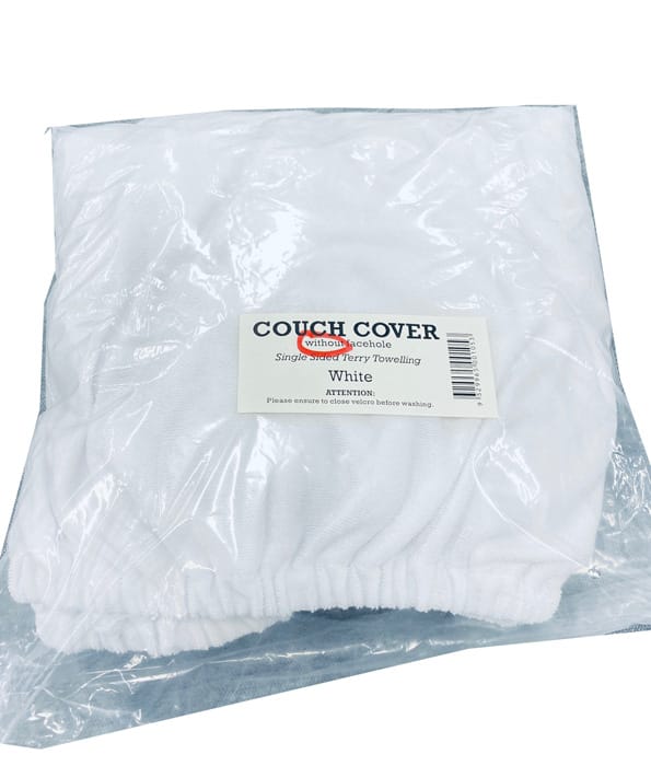 19651 Towelling Massage Table Beauty Bed Cover White No Hole Always