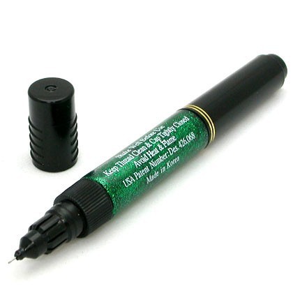 519 2 Way Nail Art Pen & Brush Long Glitter Green - Always Nail & Beauty  Supply