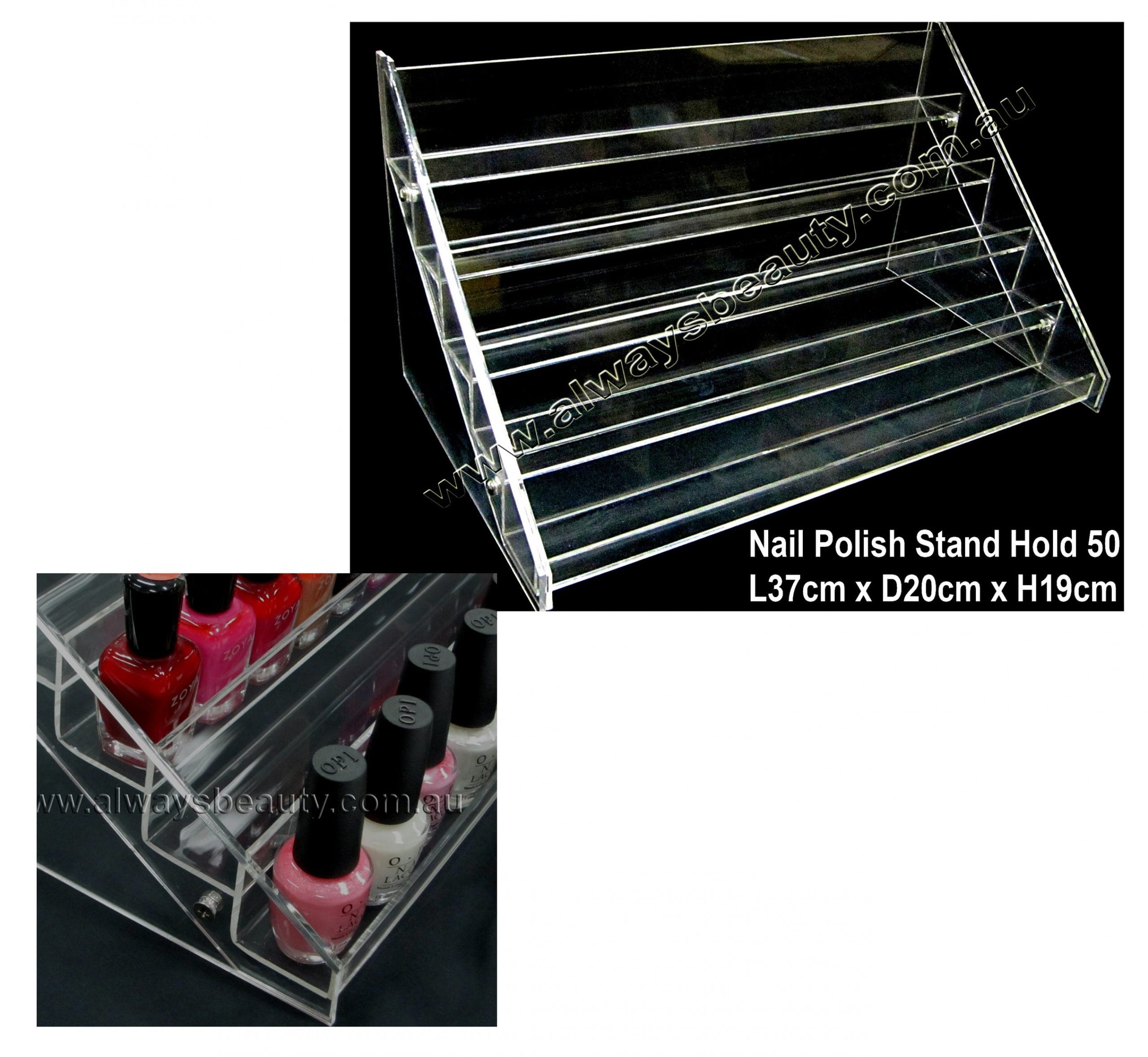 3550 Nail Polish Stand Hold 50 Always Nail & Beauty Supply