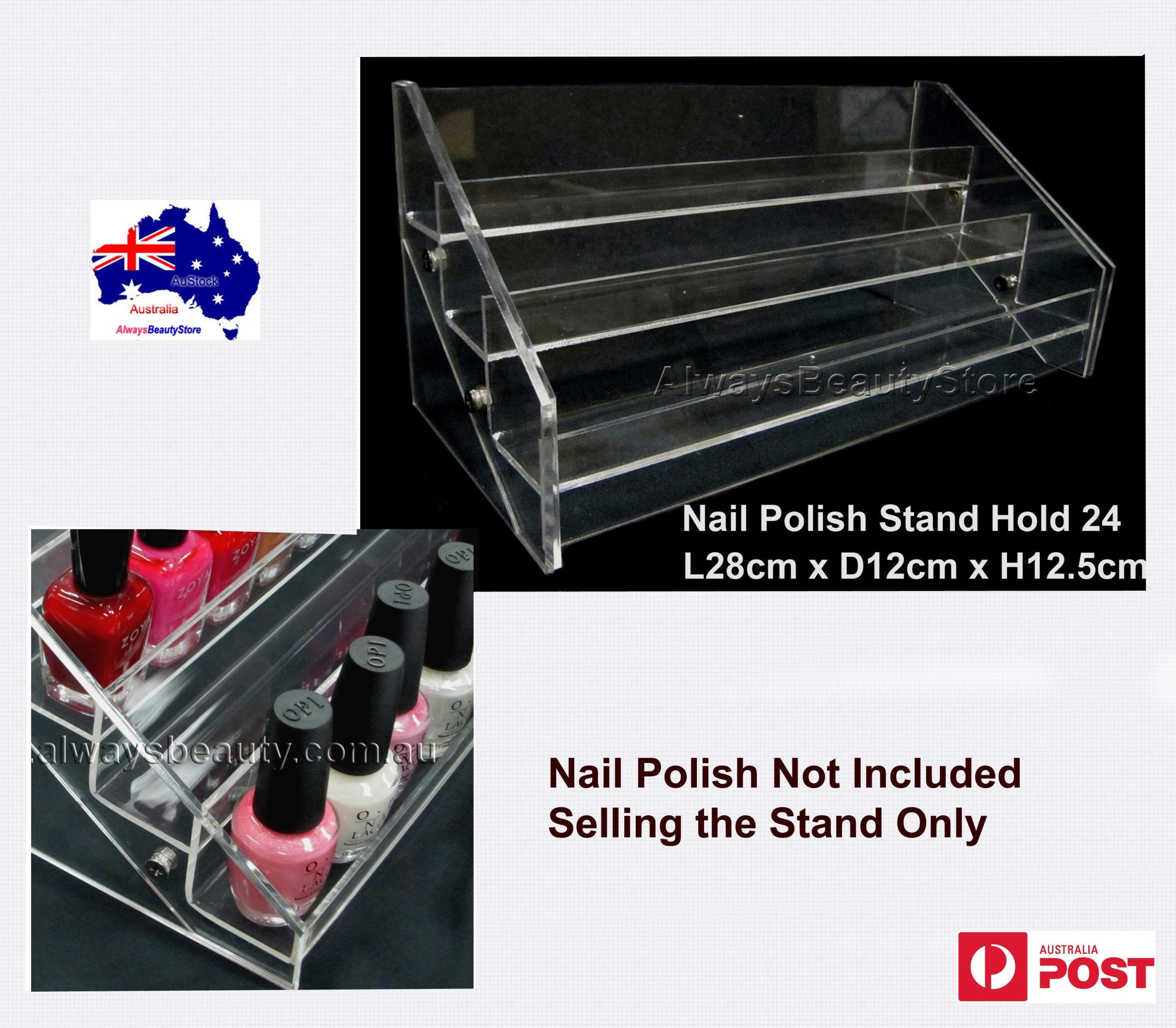 3552 Nail Polish Stand Hold 24 Always Nail & Beauty Supply